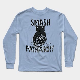 Smash Patriarchy Dark Long Sleeve T-Shirt